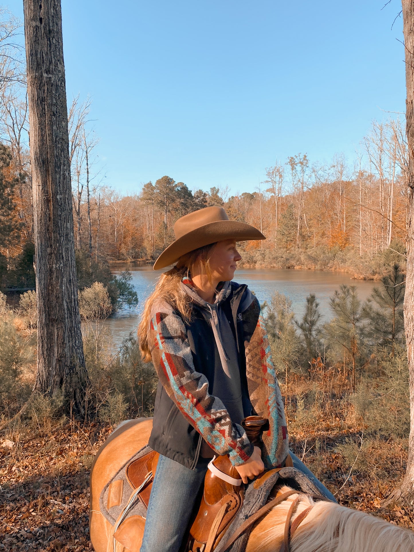 Campfire Aztec Hoodie