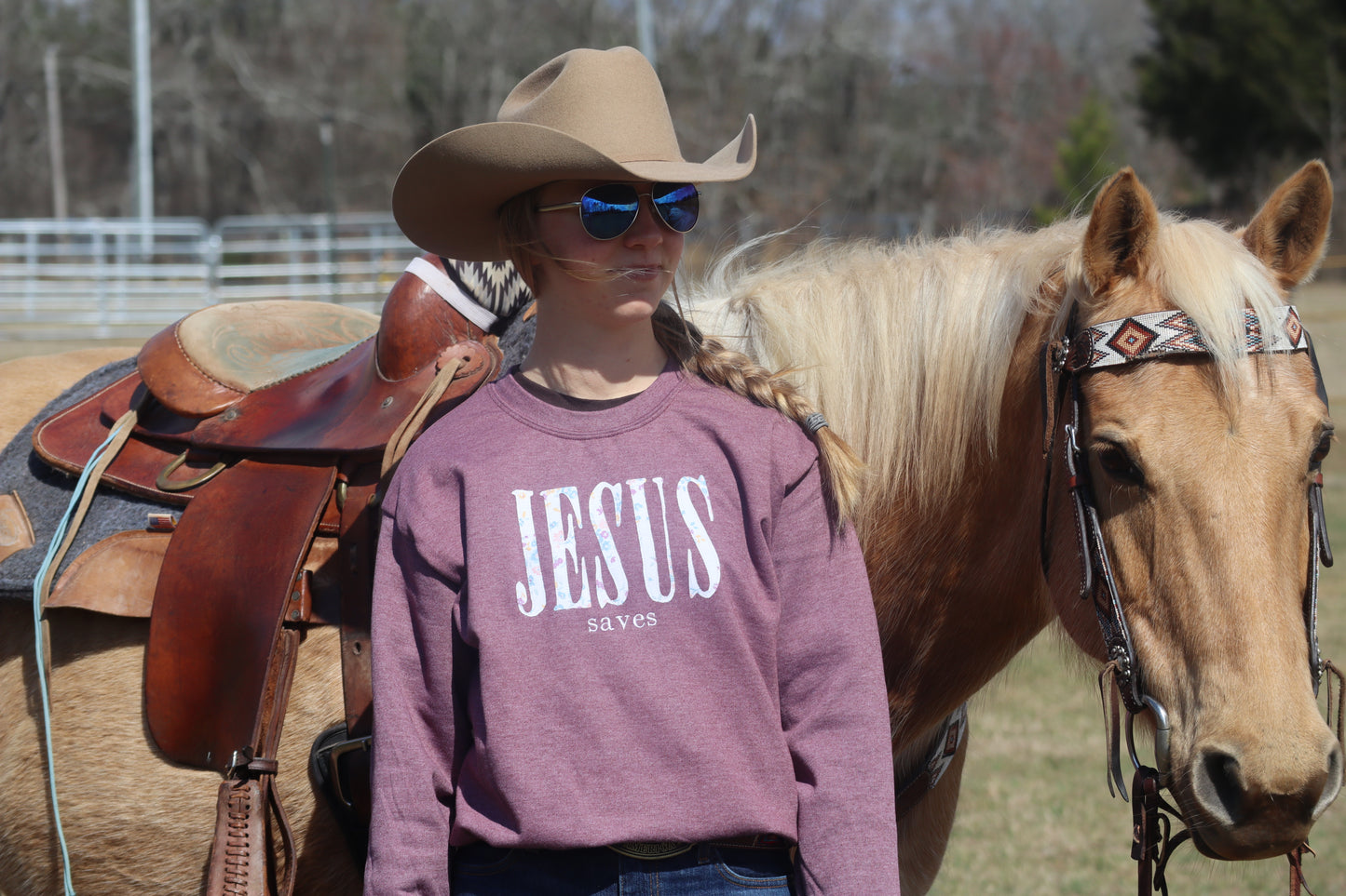 Jesus Saves Crewneck
