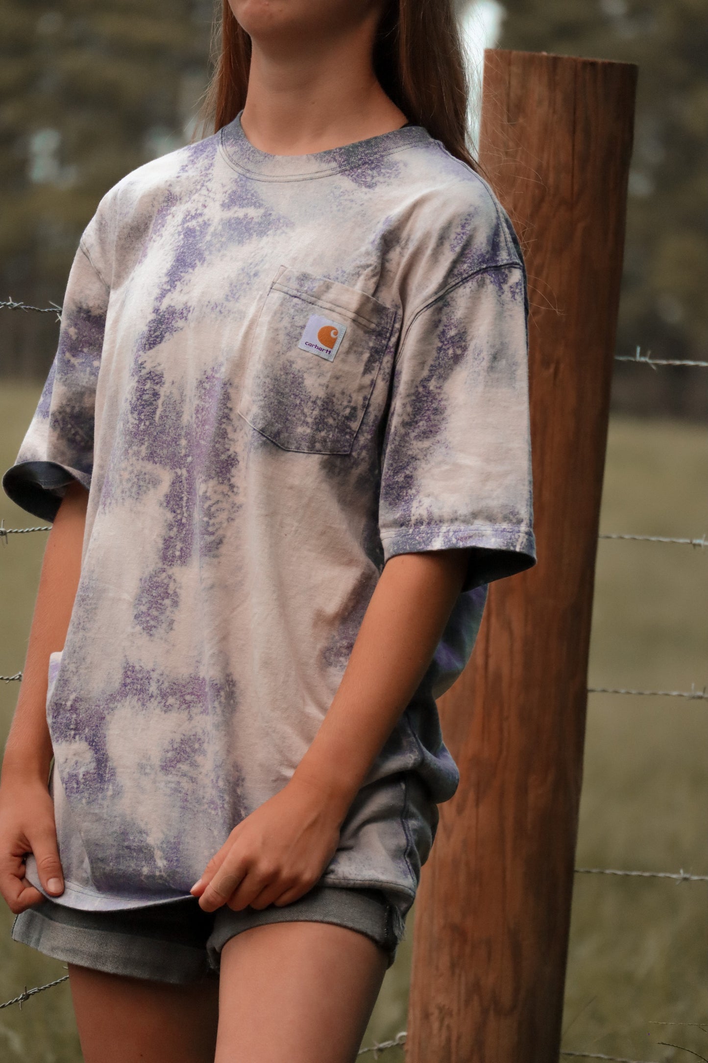 Oversized Bleached Carhartt Tee