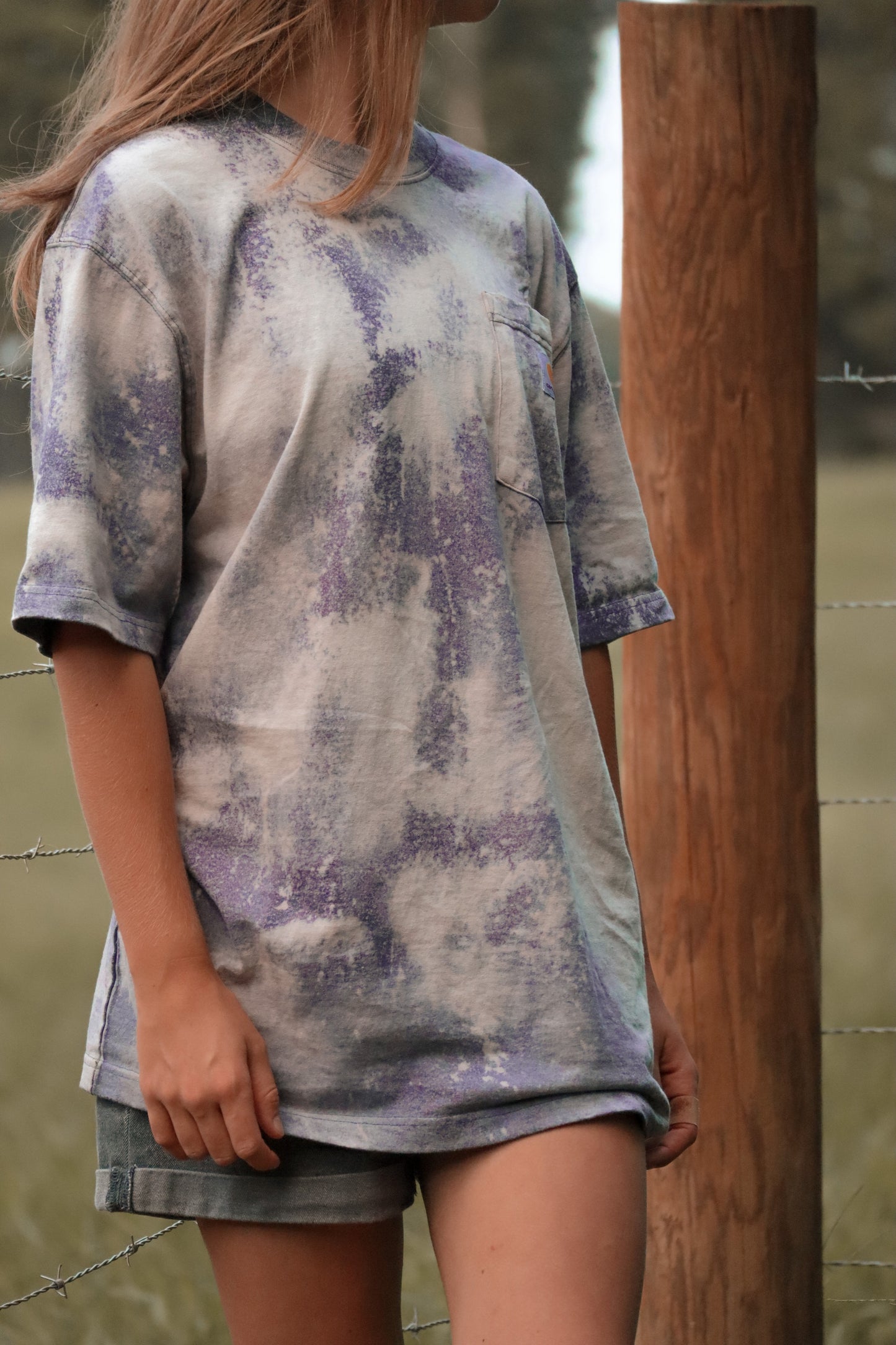 Oversized Bleached Carhartt Tee
