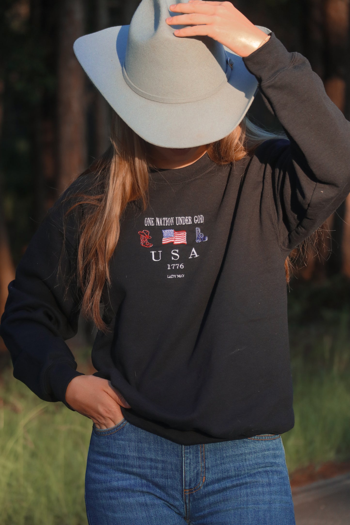One Nation Under God Sweater