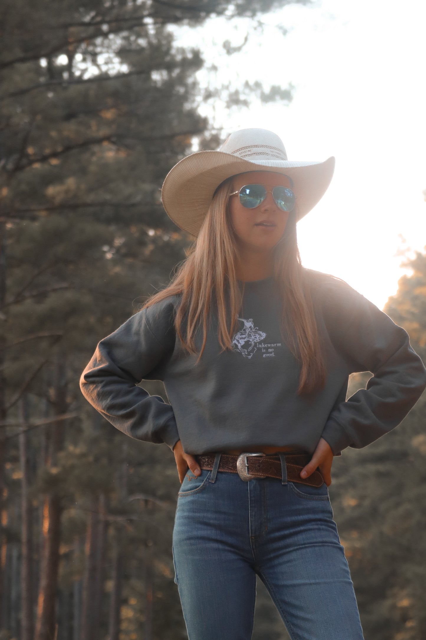 Lukewarm Is No Good Crewneck