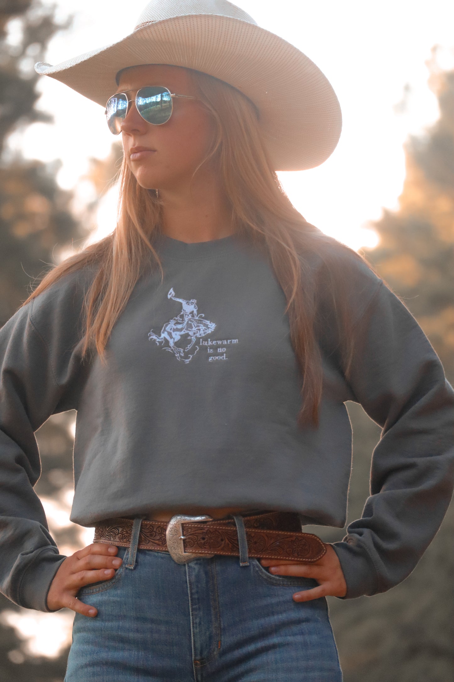 Lukewarm Is No Good Crewneck